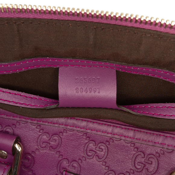 Pre-Loved Gucci Medium Guccissima Joy Boston Bag - Picture 6 of 11